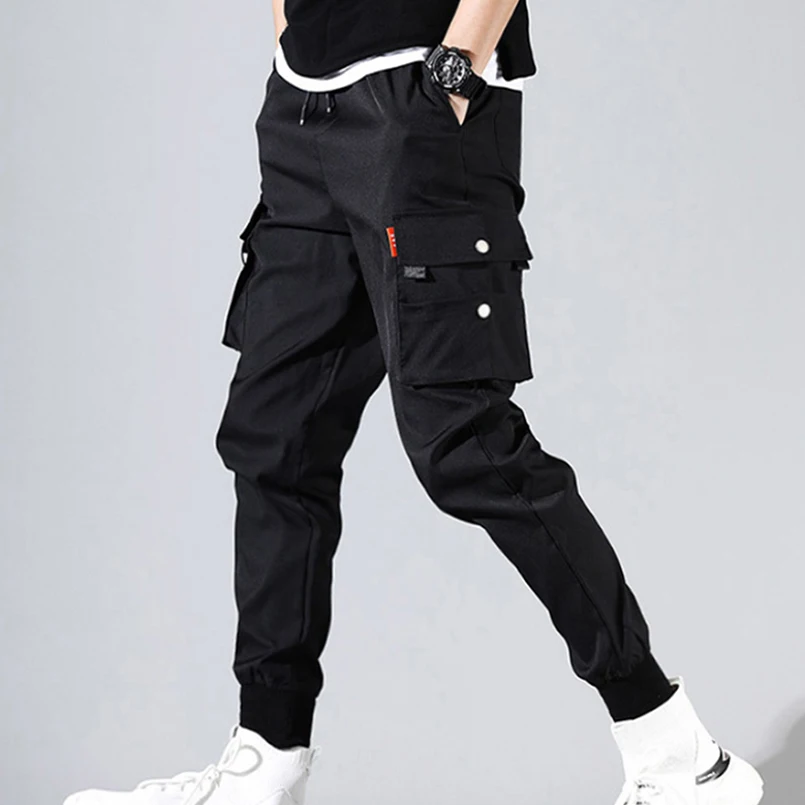 blue cargo pants Unisex Women Men Cargo Pants Male Joggers Spring Summer Sports Trouser Jogging Tactical Tracksuit Streetwear Men's Clothing 2022 black cargos