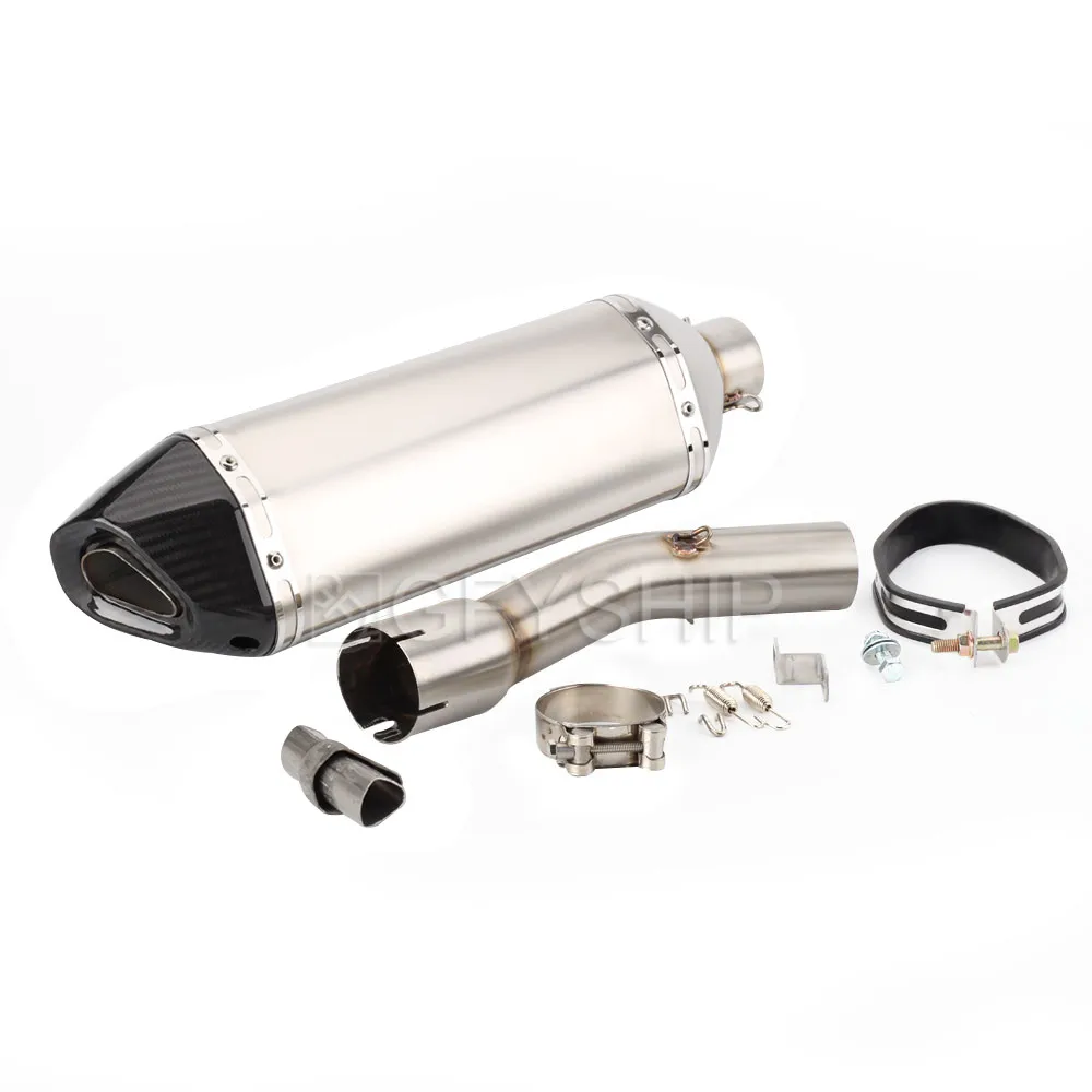 

FZ 1 Motorcycle Akrapovic Exhaust Muffler With Link Pipe Full System Motorcycle For Yamaha FZ1 FAZER FZ1 Escape Slip-on