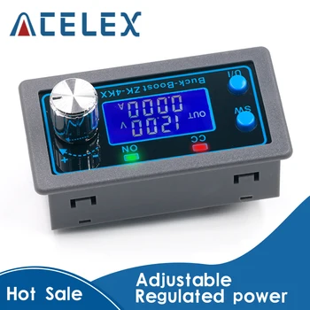 

ZK-4KX CNC DC DC Buck Boost Converter CC CV 0.5-30V 4A Power Module Adjustable Regulated power supply For Solar Battery Charging