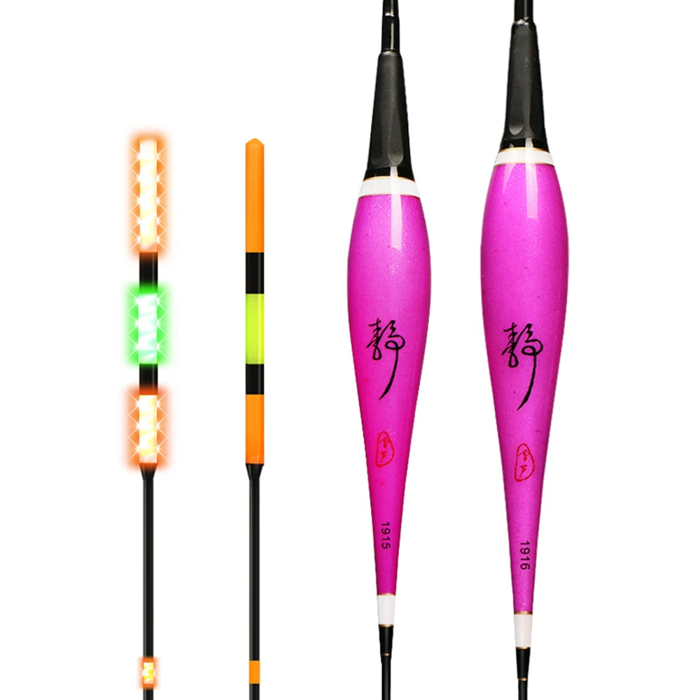 

Luminous Smart LED Fishing Float Alarm Fish Bite Color Change Electronic Buoy Fish Floating Bobber Stick Free Battery