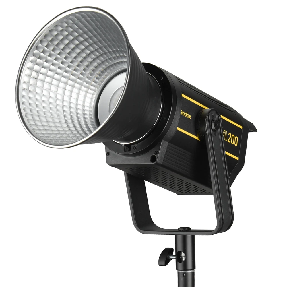 US $659.00 Godox VL200 VL200 200W 5600K White Version LED Video Light Continuous Output Bowens Mount Studio Light App Support For Camera