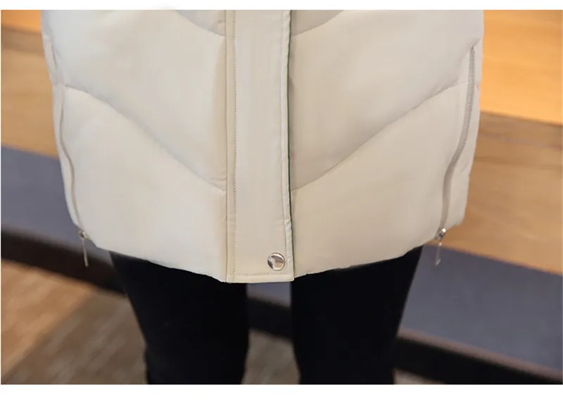 Новое модное женское зимнее пальто с капюшоном Длинная тонкая теплая куртка пуховик с хлопковой подкладкой верхняя одежда парки Женская одежда AA1012