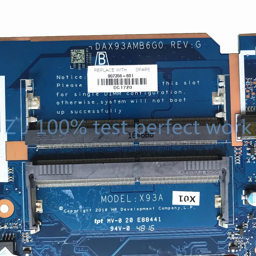 Для hp ProBook 455 G4 материнская плата для ноутбука 907356-601 с A10-9600 процессором DAX93AMB6G0 протестированная Быстрая