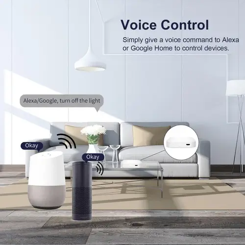 Tuya-ZigBee 3.0 스마트 허브, 앱 음성 원격 제어용 무선/유선 게이트웨이 브리지, 알렉사 구글 홈 어시스턴트와 호환 4