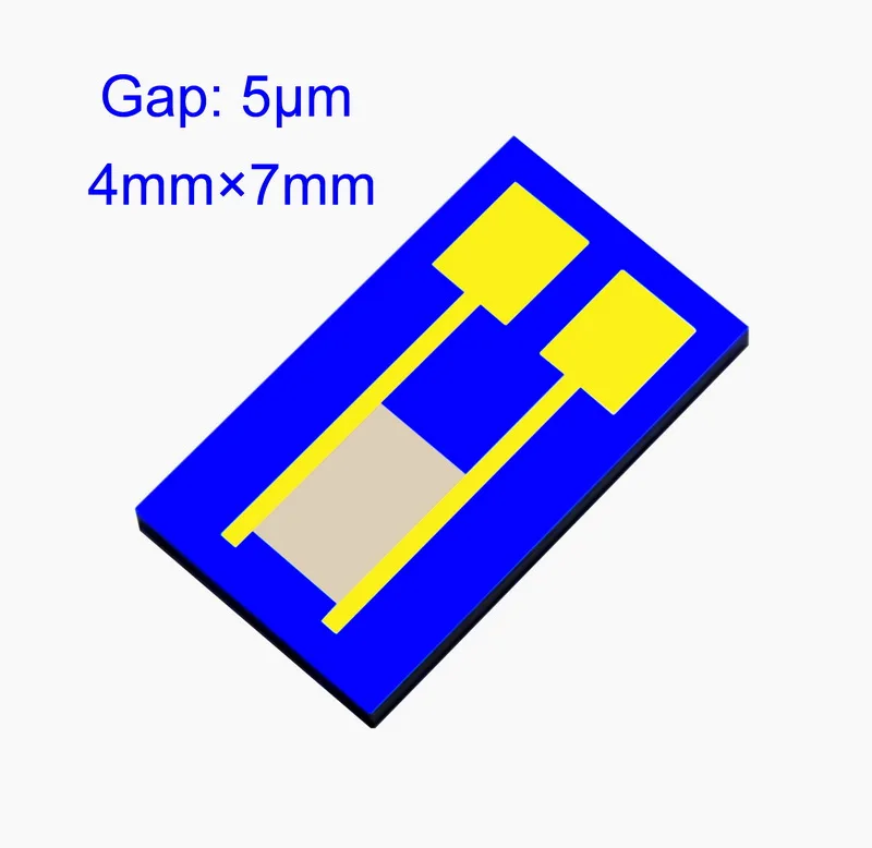 

5um Silicon-based Interdigital Electrode Micro-capacitance Gas Humidity Biosensor MEMS High-precision Photoelectric Detection