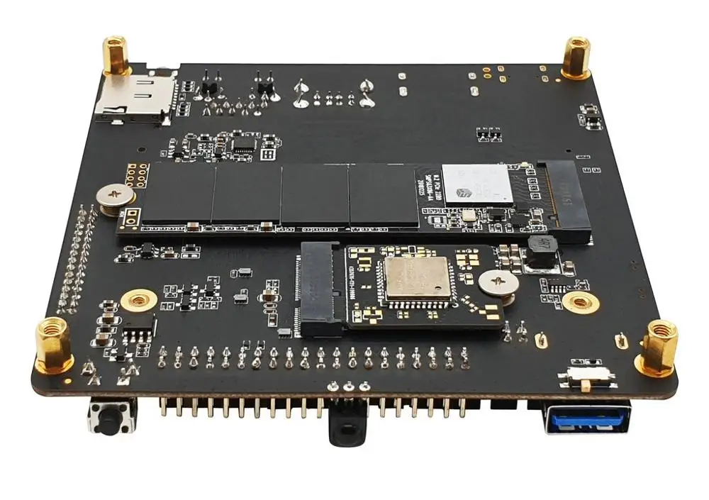 Rock Pi N 10 ntworpen Voor Ai Apps En olosssingen Gebaseerd Op Rockchip RK3399pro,  