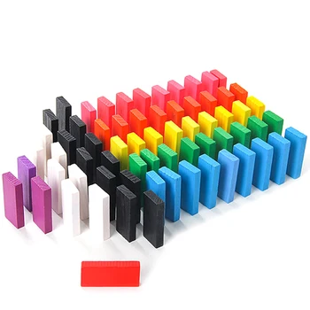 

300 Pcs Children's Color Classification Rainbow Wood ino Building Block Kit Early Game Children's Educational Toys