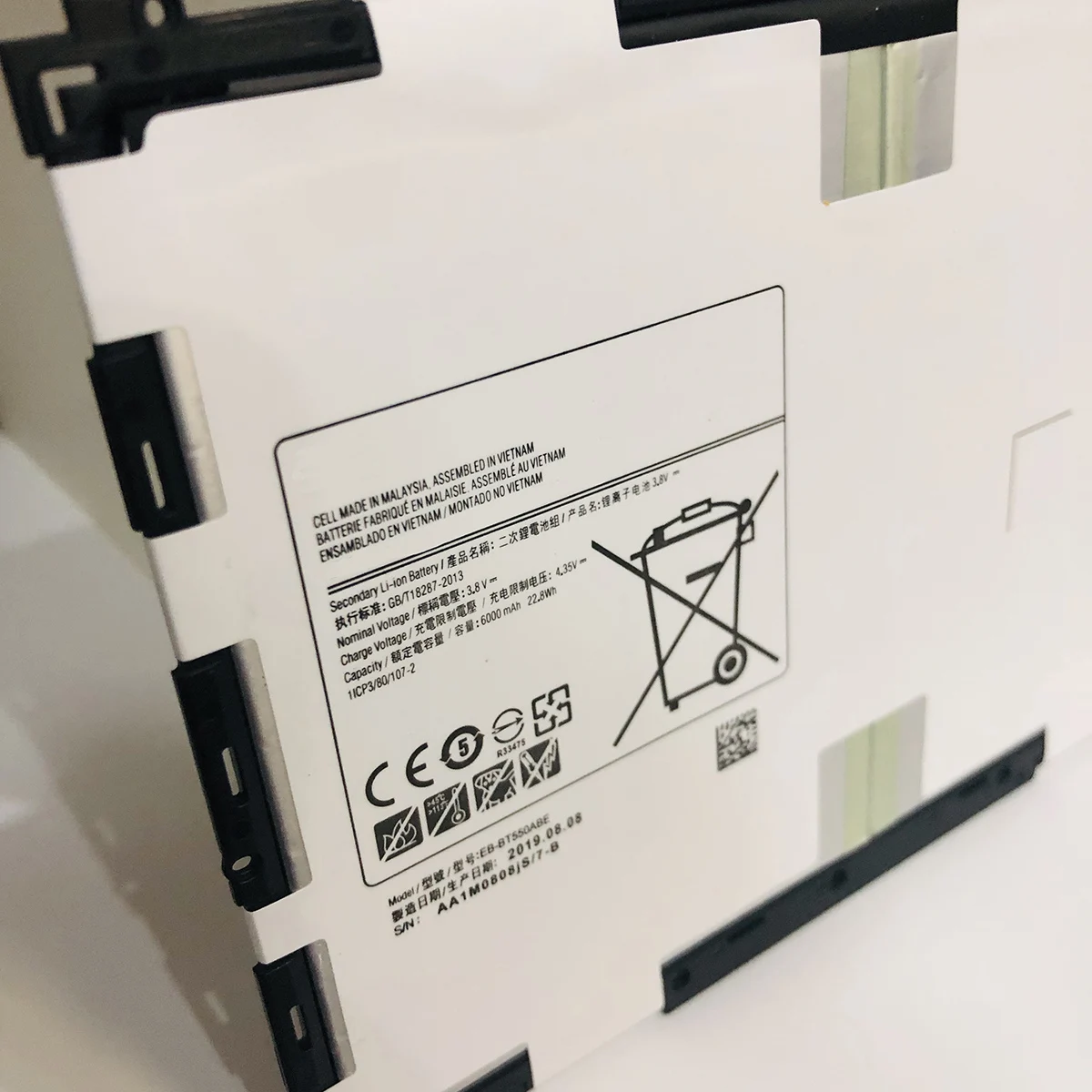 EB-BT550ABE Замена Батарея для samsung Galaxy Tab A 9," SM-T550 SM-P550 P555C T555C T555 P351 T555 Батарея 6000 мА-ч