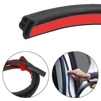 

LEEPEE Car Trunk Edge Sealing Adhesive Stickers L-type Sound Insulation Sealing Strips Auto Door Rubber Seal Strip Car Sealer