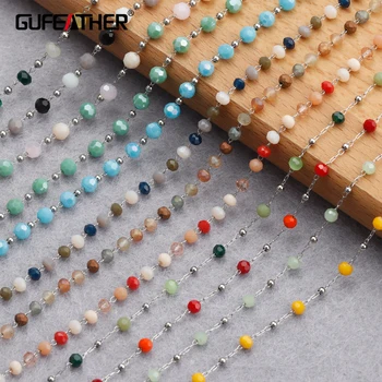 

GUFEATHER C153,jewelry accessories,diy beads chain,stainless steel,hand made,charms,diy bracelet necklace,jewelry making,1m/lot
