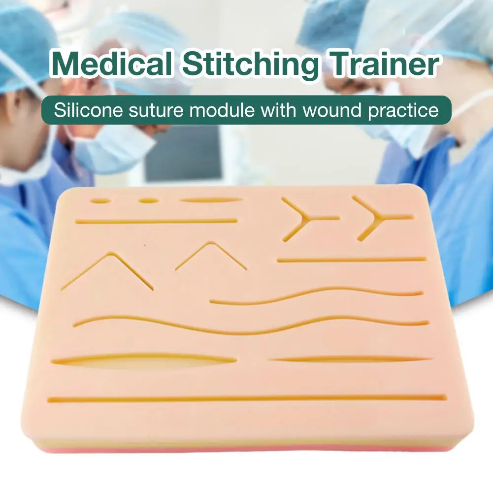 

Medical Skin Suture Surgical Training Kit Pad Wound suture module Suture Pad Trauma Accessories for Practice and Training Use