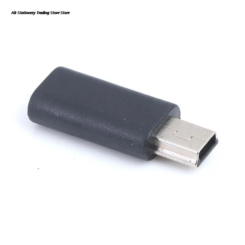 1Pc X Adapter Input Micro Usb + Uitgang Mini Usb Micro Female Naar Mini Male