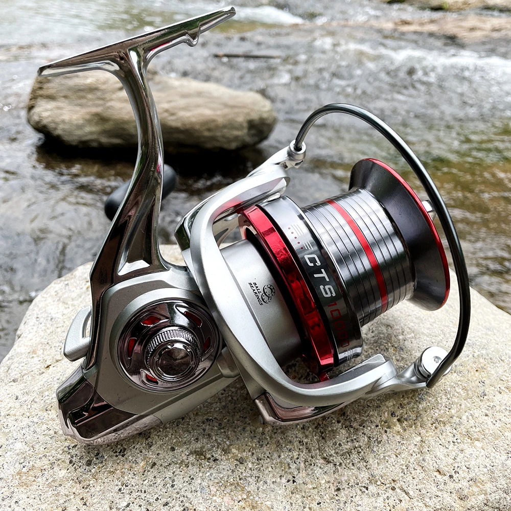 

14+1BB Bearing 4.0:1Gapless Fishing Reel 20KG Max Power Spinning Wheel Fishing Coil Metal Spool Rock Arm Fishing Reels Spinning