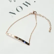 YUN RUO Римский браслет цифры подарок на день рождения для женщин розовое золото цвет Мода 316 Titainum стальные ювелирные изделия не выцветают Прямая поставка