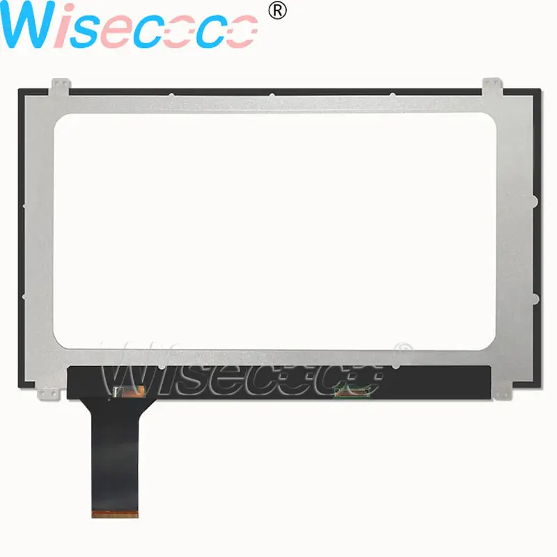 LCD Display Wisecoco 15,6 дюйма 1366 × 768 тонкий ЖК-экран 7S5P WLED подсветка дисплея с сенсорной панелью LVDS к EDP HDMI VGA плата контроллера - Цвет: LCD Display