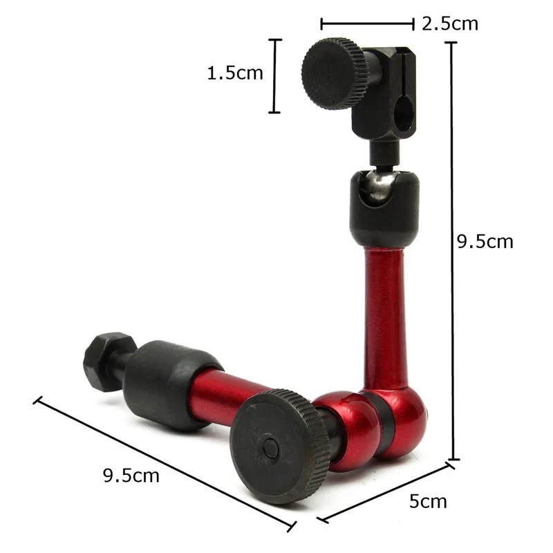  Universal Magnetic Table Vase Universal Base Holder Stand Bracket Mechanical Pointer Lever Dial Gau
