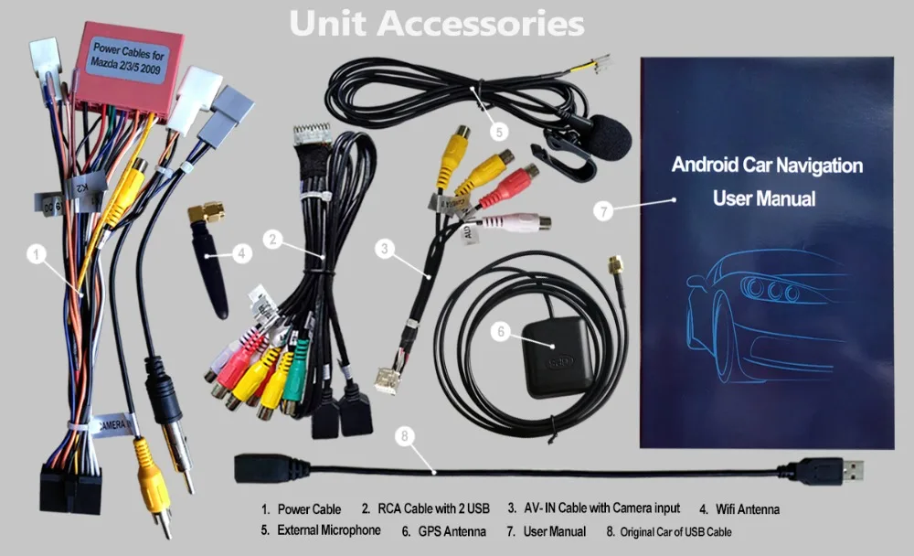 Best Allways 9" IPS Screen Android 9.0 Octa-core Ram 2GB Rom 32GB Car Multimedia for Mazda 2 2009-2015 with 2.5D Touch screen 16