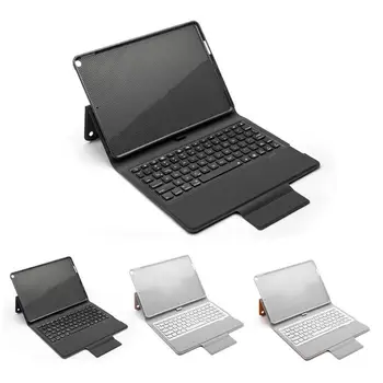 

78 Keys Leather Case Bluetooth Keyboard Flip Cover Wireless Backlight Tablet Keypad for iPad 10.2 inch 2020