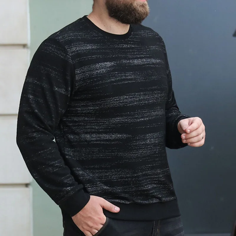 Весна Осень мужские толстовки 5XL 6XL 7XL 8XL бюст 140 см плюс размер Мужская Уличная одежда