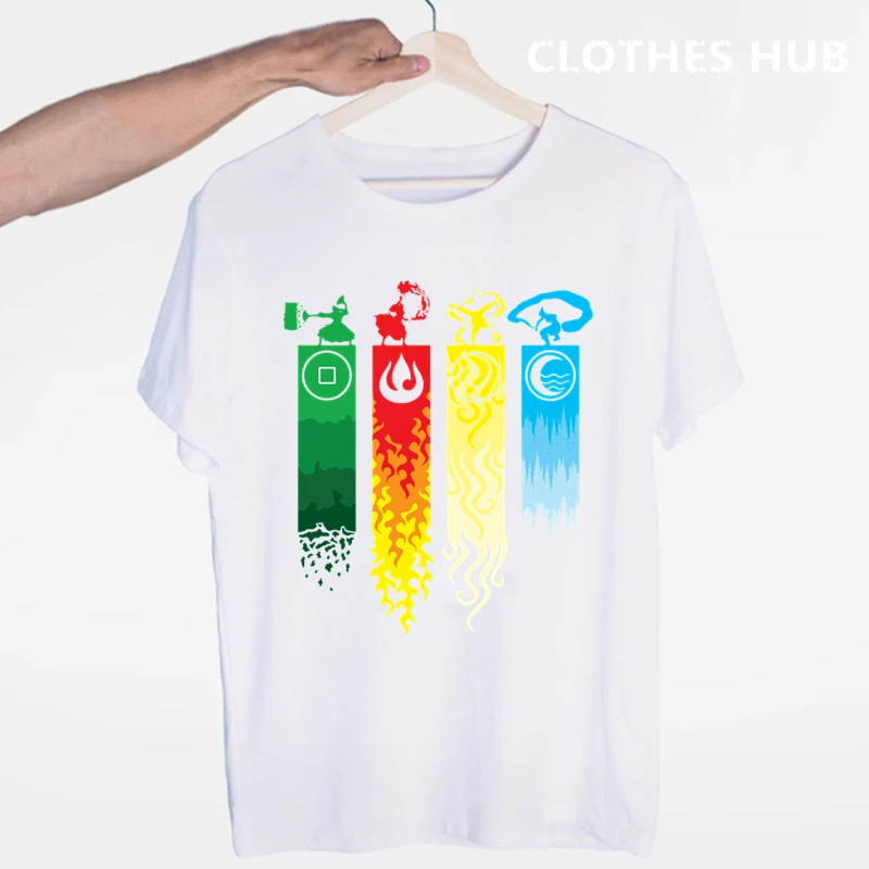 

Avatar the last airbender Aang Avatar New Fashion Hip Hop T Shirt Men Women Harajuku T-Shirts Print Tees Tops