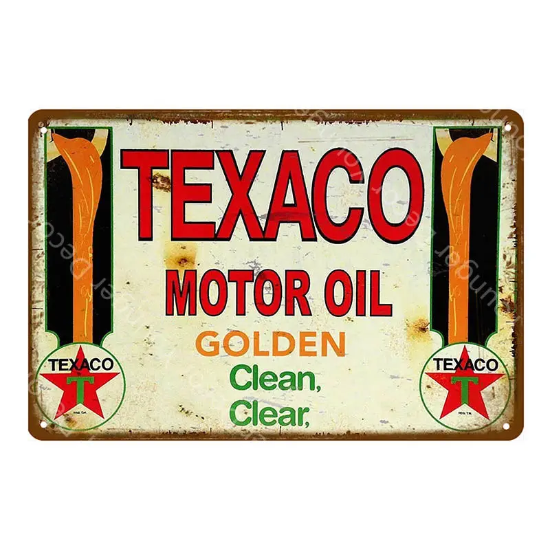 YD6882H Ретро Винтаж гараж домашний декор Mobil Texaco Чемпион газовое масло NGK BP наклейки декор железо Ретро Олово металлические знаки бляшки YH018 - Цвет: YD6882H