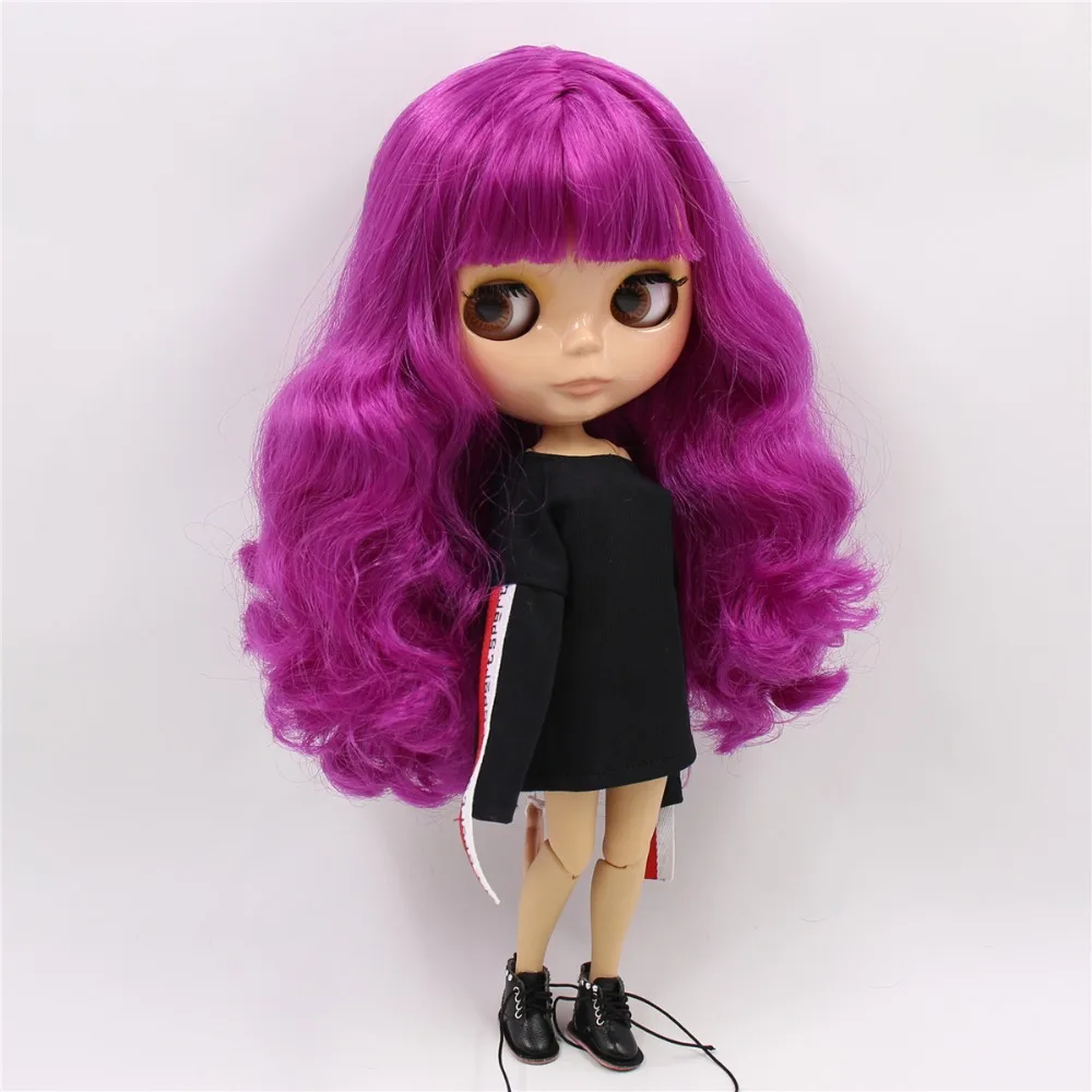 ICY DBS Blyth Doll 1/6 bjd toy joint body tan skin doll 30cm shiny face for DIY custom doll 2
