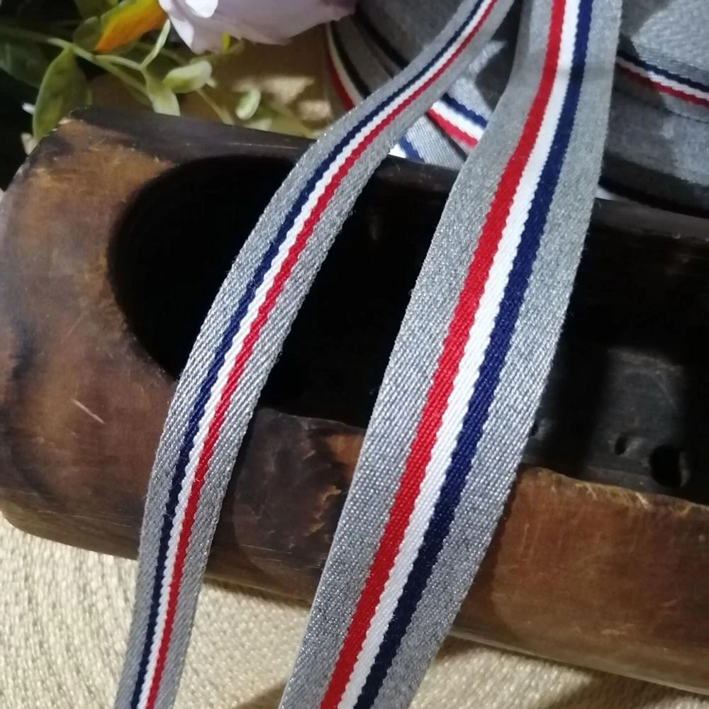 Cinta de bies a para ropa, accesorios de costura, regalo de merceria, cintas de correr, gris, azul y rojo, novedad|Cinchas| -