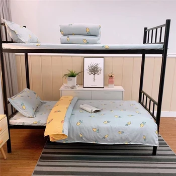 

3 Pieces Set Bedding Set Duvet Cover Pillowcase Queen King Bed Size Single Bed Quilt Soft Not The Ball Solid Cotton Bedding