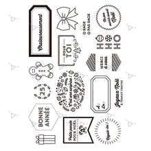 French 2020 Transparent Clear Rubber Stamp Sheet Cling Scrapbooking Photo Album PaperCard DIY Craft Album Diary