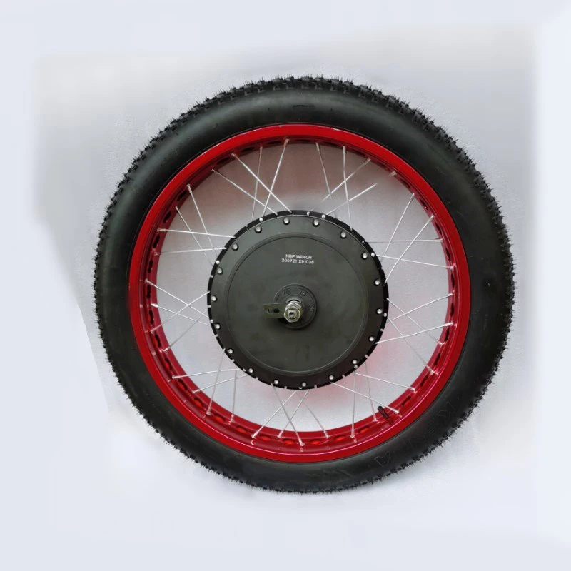 NBpower/QS273 26X4.0 Fat Tire 40H Motor Wheel 72V 8000W 150mm Dropout Width Motor Wheel Kit with Fat Tire