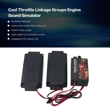 

Second Generation Cool Throttle Linkage Groups Engine Sound Simulator with 2 Speakers for RC Sports Car Model Vehicle fz
