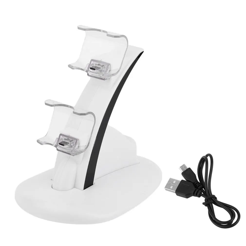 Горячая Распродажа LED Micro USB Двойная док-станция зарядное устройство подставка
