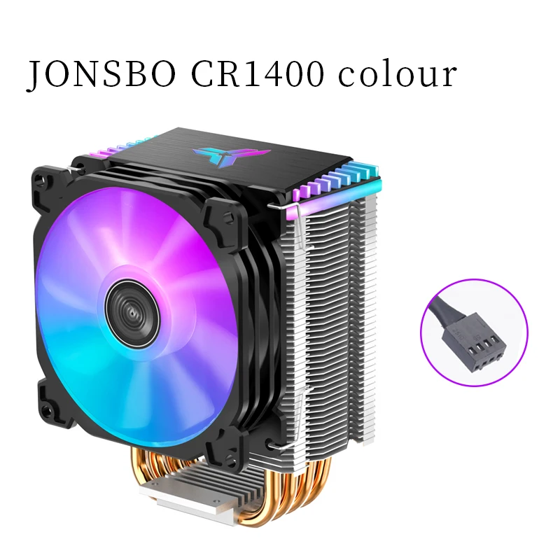 Jonsbo cr1400 PWM маленький 4Pin стример изменение цвета светодиодный вентилятор