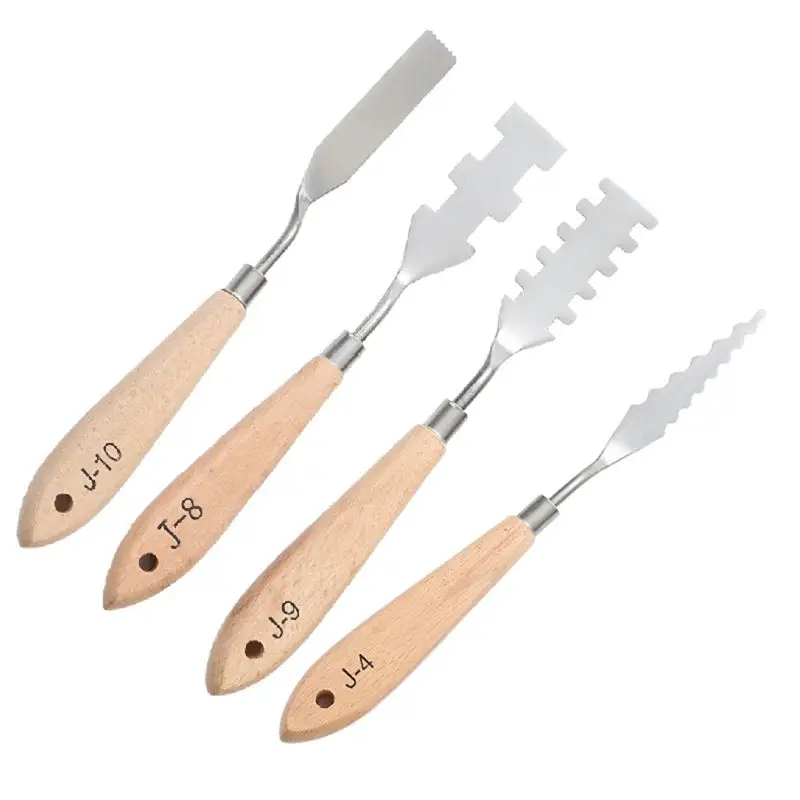 Нержавеющая сталь краска ing палитра нож масляная краска лопатка для перемешивания скребок искусство инструмент 72XC