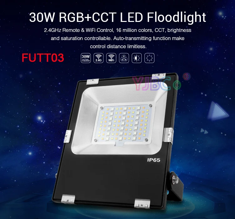 Miboxer 30 Вт RGB+ CCT Светодиодный прожектор FUTT03 водонепроницаемый IP65 открытый светильник для сада парковый, садовый свет AC100~ 240 В