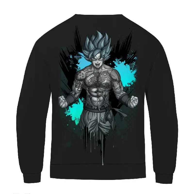 Новинка, аниме Dragon Ball, Супер Саян Гоку, 3D принт, свитшоты для женщин/мужчин, хипстерская уличная одежда, повседневная бархатная толстовка, одежда