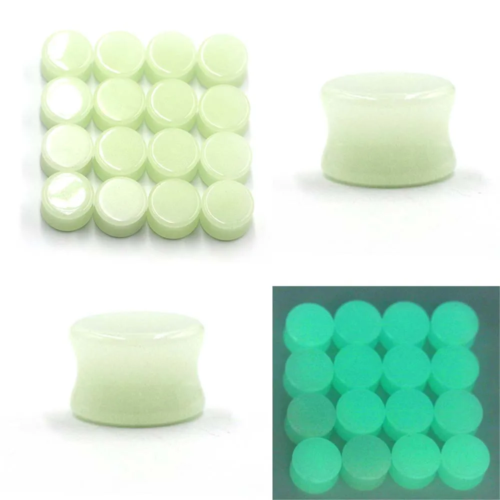 

1Pcs Heart Ear Tunnel Gauge Acrylic Ear Spiral Plugs Ear Taper Stretchers Gauge Round Circle Ear Plugs 6-16mm