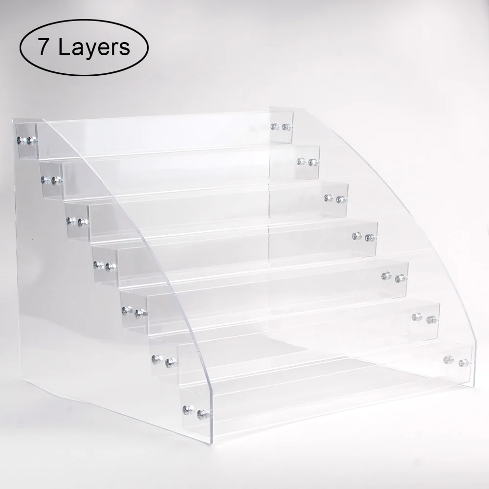 

7 Tiers Nail Polish Manicure Stand Acrylic Nails Equipments Display Holder Storage Makeup Organizer Removable Cosmetic Tool