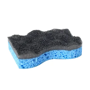 

Double-Sided Dishwashing Sponge , 6 Pack Scouring Pads Household Cleaning Wash Cloth Reusable Non-Stick Non-Scratch