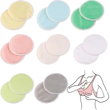 Cheap 2 Pcs 3 Layers Thick Reusable Nursing Breast Pads Washable Soft Waterproof Breastfeeding Pure Cotton Breast Pads Cheap 2 Pcs 3 Layers Thick Reusable Nursing Breast Pads Washable Soft Waterproof Breastfeeding Pure Cotton Breast Pads