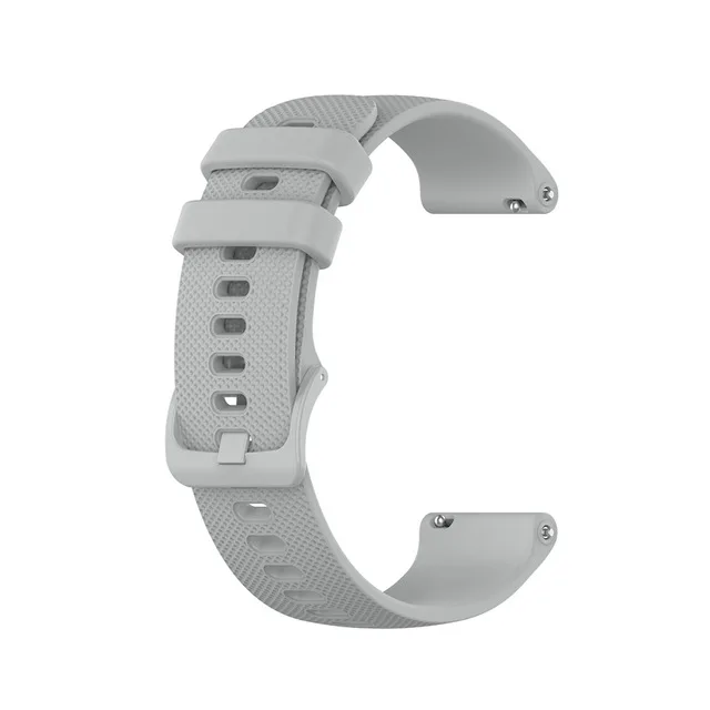 E 18 20 22 мм спортивный силиконовый ремешок для Garmin Vivoactive4S 4 3 Смарт-часы для Vivoactive 3 4 4S аксессуары для браслетов - Цвет: E