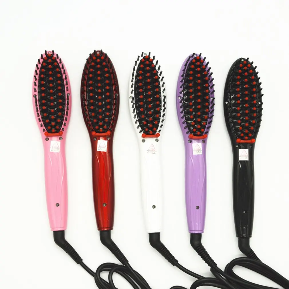 

Household Straight Hair Comb Straight Hair Artifact Portable Electric Splint Ceramic Hairdressing Tool No Damage US plug