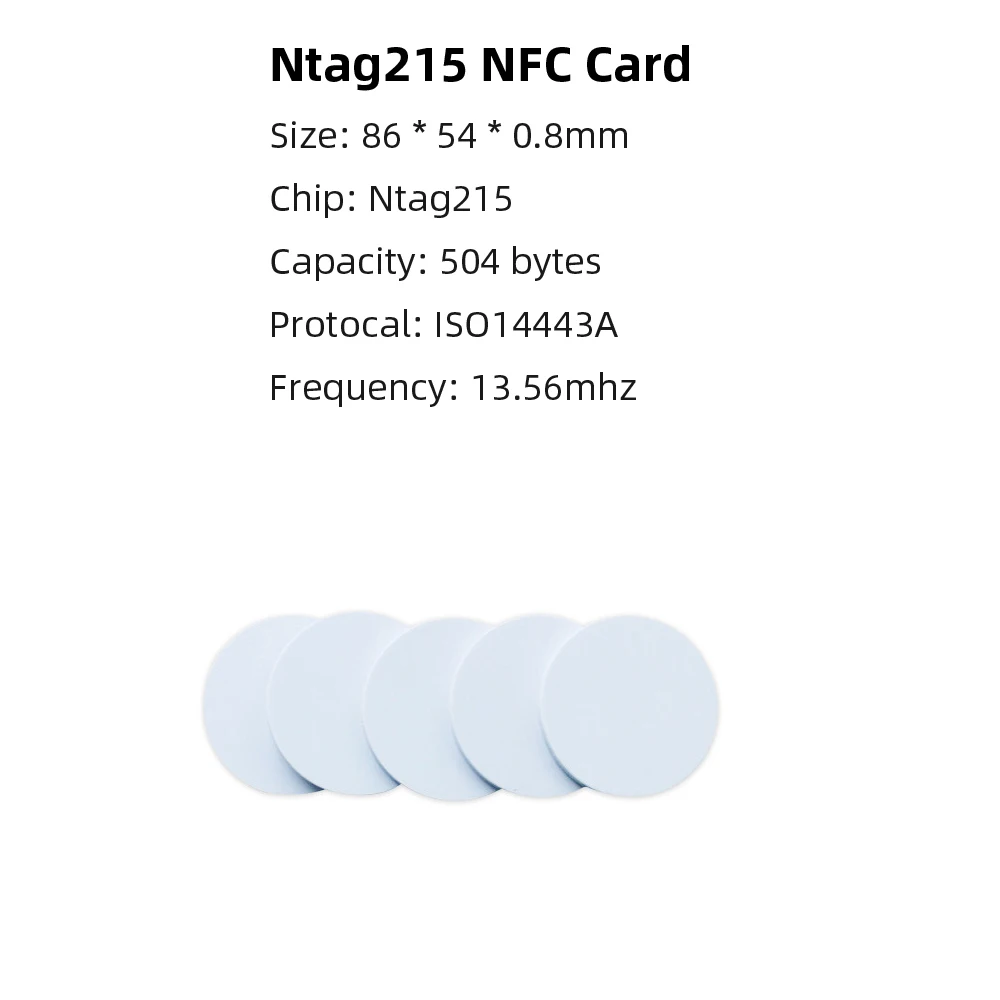 50/10/50pcs NFC Ntag215 Ntag213 216 213 Coin TAG Key 13.56MHz 215 Card Label RFID Ultralight Labels 25 mm diameter Round 3