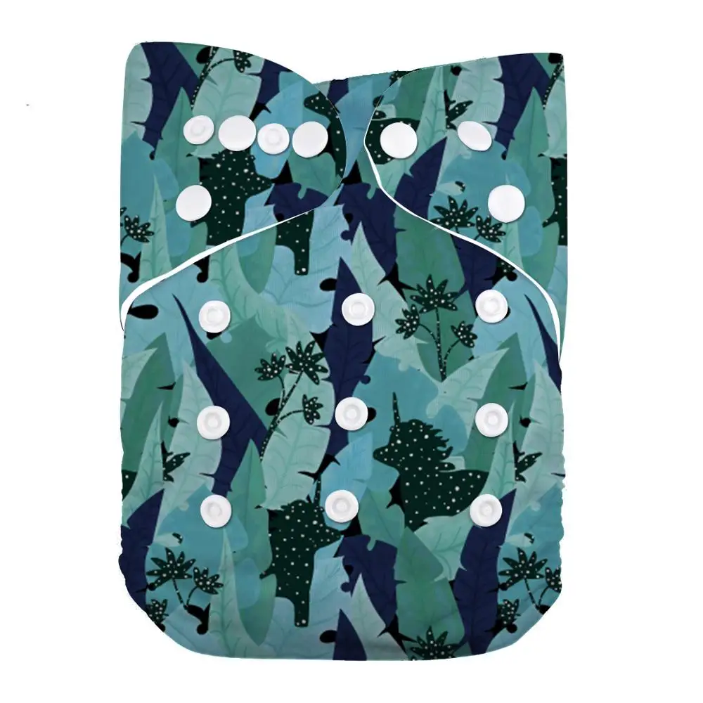 LilBit 1 Baby Reusbale Pocket Cloth Diaper Cover with a microfiber insert