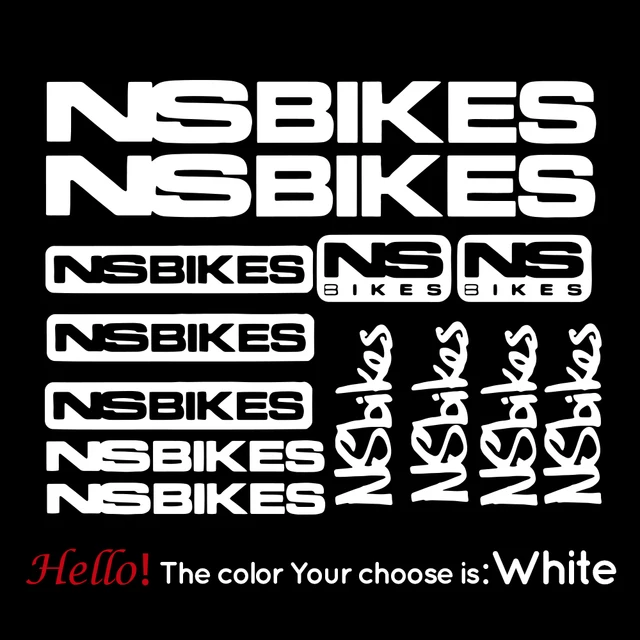 Fashion NS Bikes Stickers Cinelli For Road Bike Mountain Cycling Sticker MTB Bicycle Wheels Decal Protector Parts white