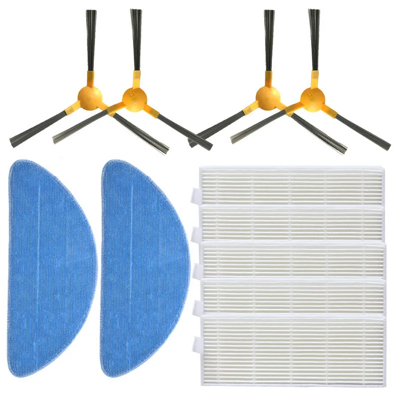 

Suitable For Proscenic 800T Sweeper Kit Accessories clearn tools 4pcs Side Brushes 5pcs Filters 2pcs Rags Mop broom