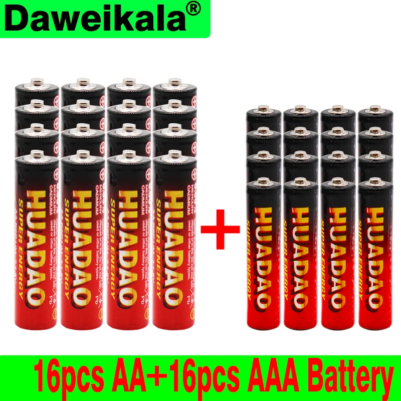 Новинка 1,5 v AA 3000mAh батарея+ AAA 2000mAh батарея для камеры, калькулятора, будильника, мыши, дистанционного управления и т. Д - Цвет: Черный