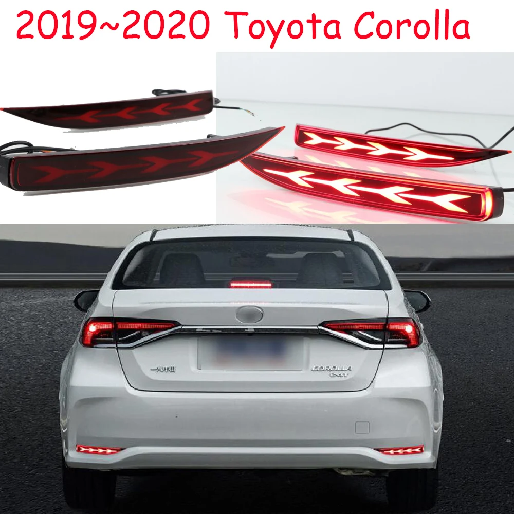 2020y Автомобильный задний светильник bupmer для Toyota Corolla, задний светильник altis, светодиодный тормозной фонарь, автомобильные аксессуары, задний светильник taillamp для Corolla