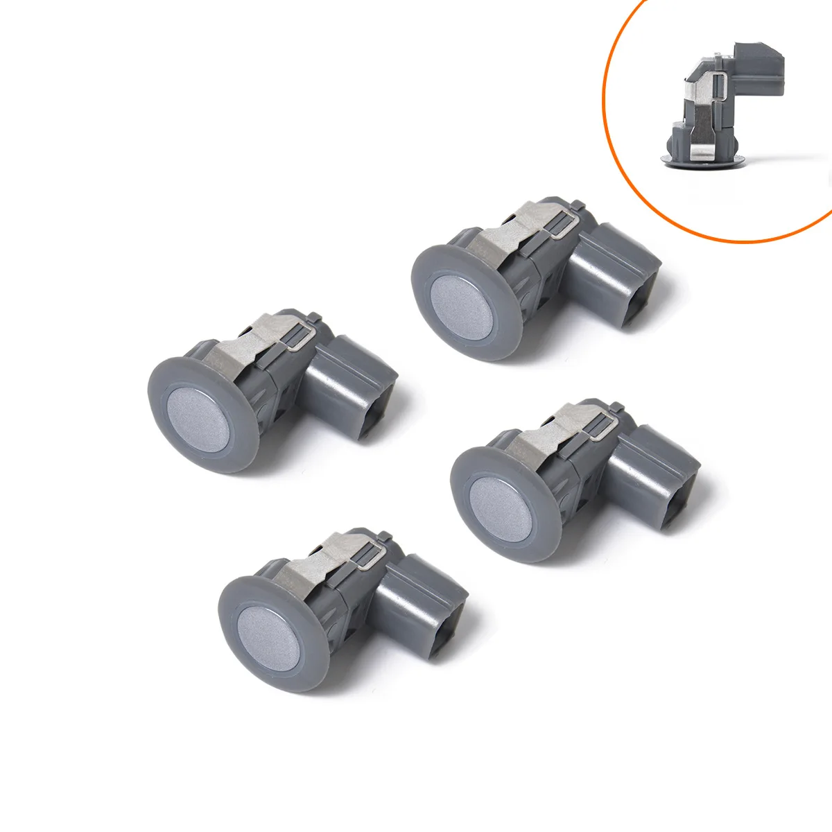 

Reversing Radar Auxiliary Sensor-Applicable: Mitsubishi Outlander OE: MR587688 (Silver) 4 Pack