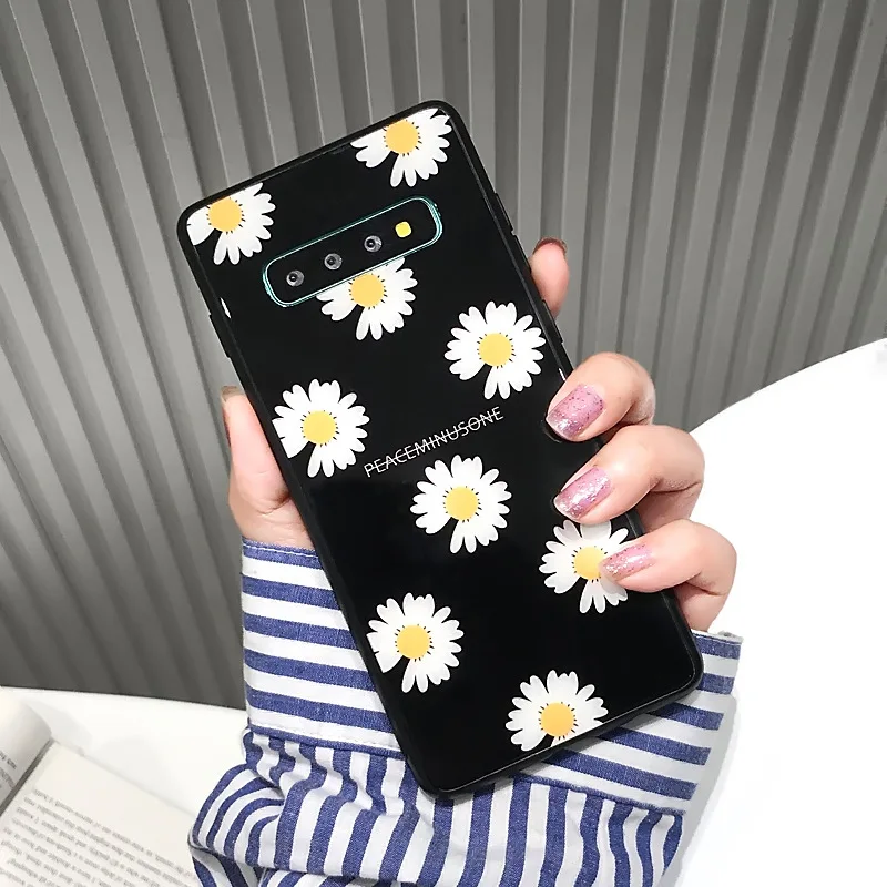 Белая Маргаритка Жесткий Чехол для iPhone X XS MAX XR 8 8 Plus i7 i7 Plus 6 6S 6S Plus Ins модный защитный чехол для iPhone X S Max